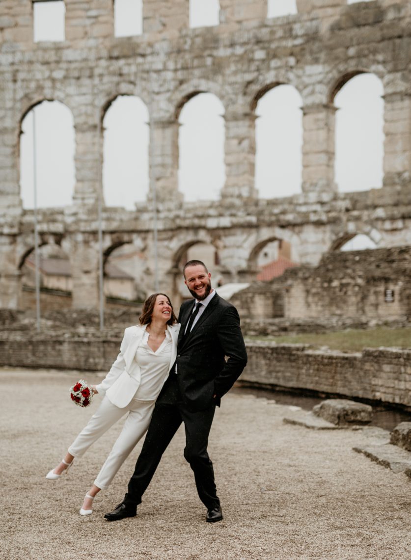 Professional wedding photographer in Istria, Pula